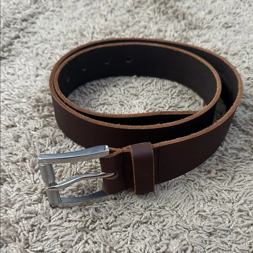 Lejon Tulliani Men's Brown Soft Leather Belt Size 34